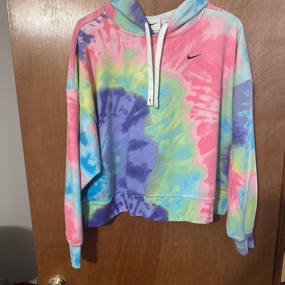 Nike Tie-Dye Cropped Hoodie – Women’s L - Picture 3 of 8
